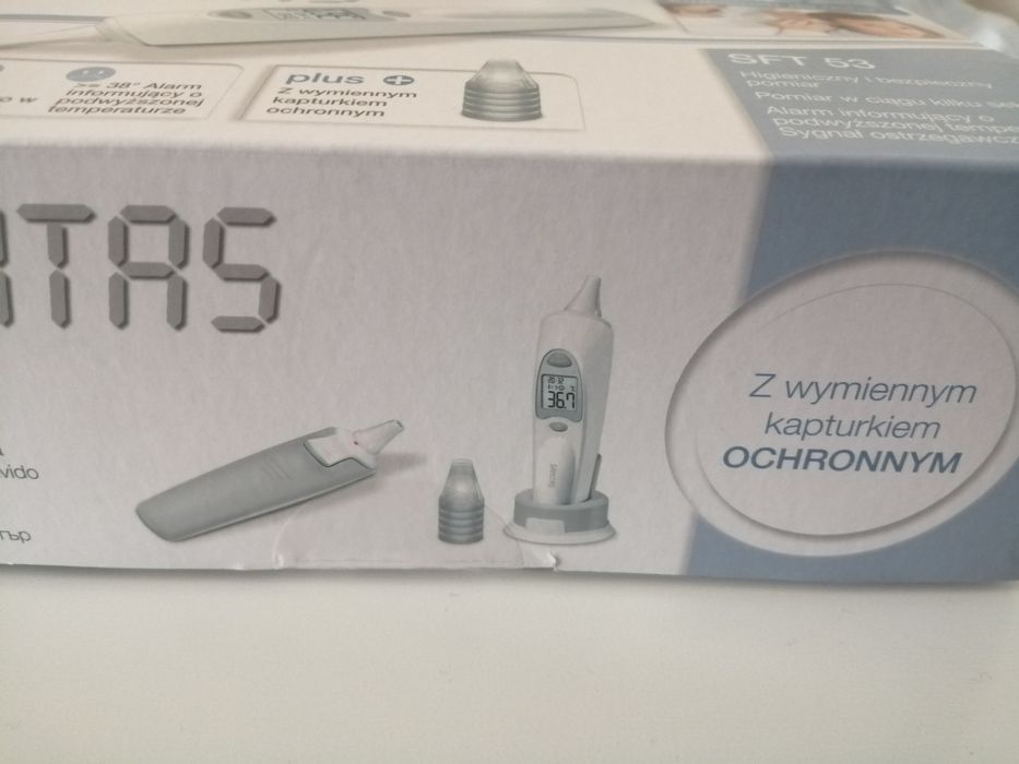 Nowy elektroniczny termometr douszny