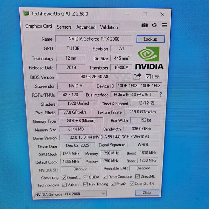 Komputer gamingowy i9-9900K RTX-2060, 32GB RAM, 2TBHDD 1TBSSD