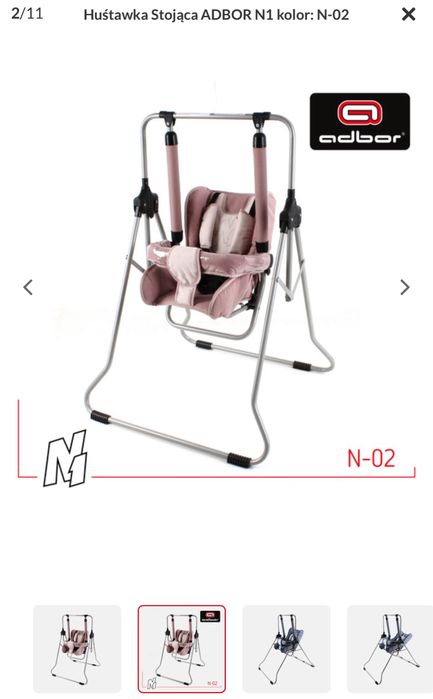 Huśtawka Adbor dla niemowlaka dziecka