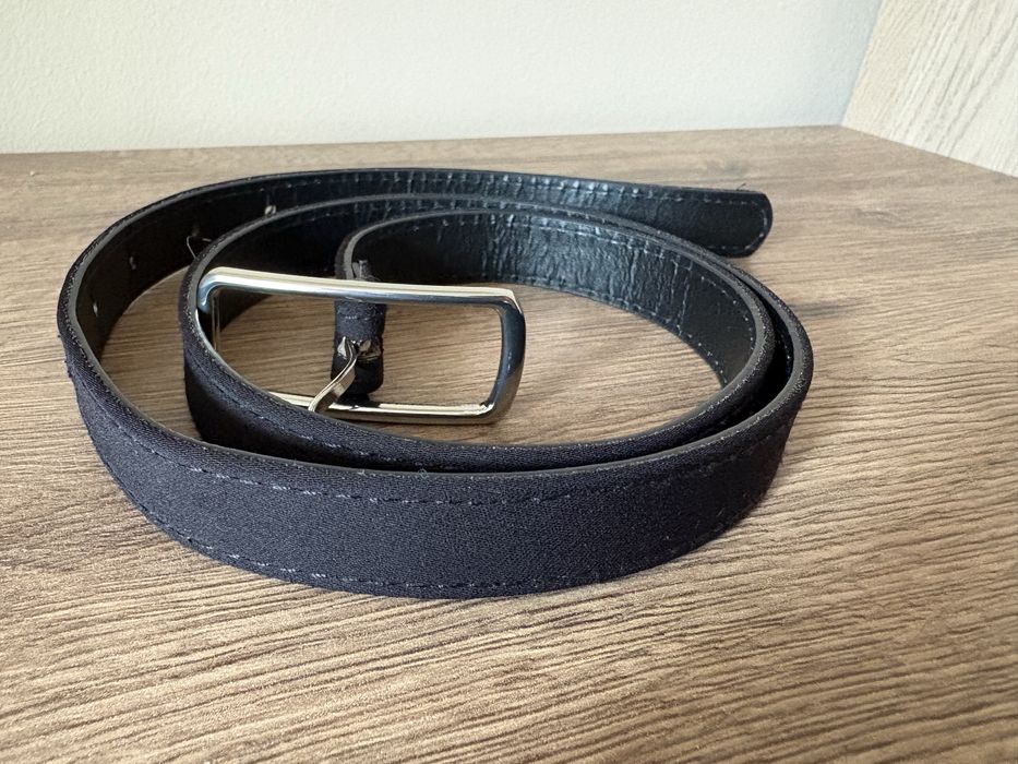 Czarny pasek damski 95 cm