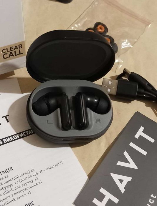Беспроводные наушники "Havit" TW950 Clear Call Black. Оригинал. Новые.