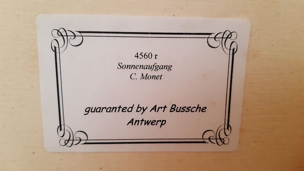 Cópia Autorizada Claude Monet "Sunrise"