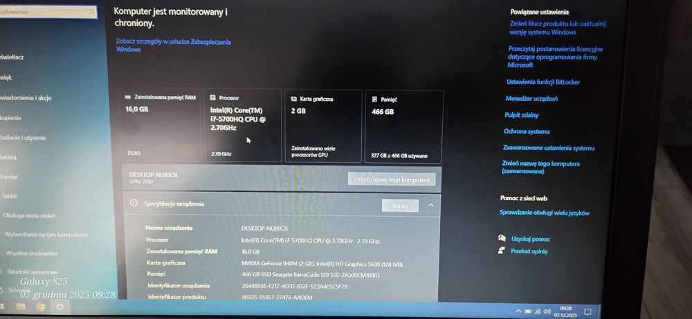 Laptop Gamingowy  MSI GP62 2QD Leopard