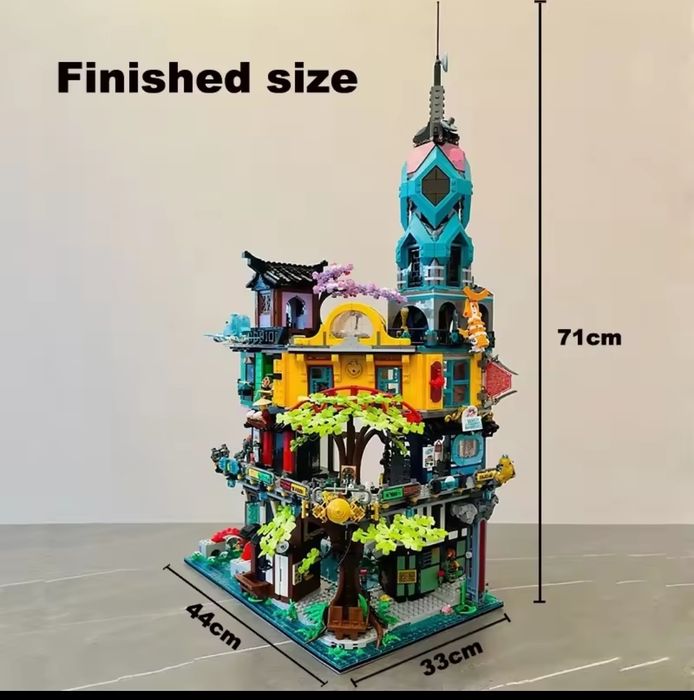 Blocos de construção NINJAGO City Gardens 71741