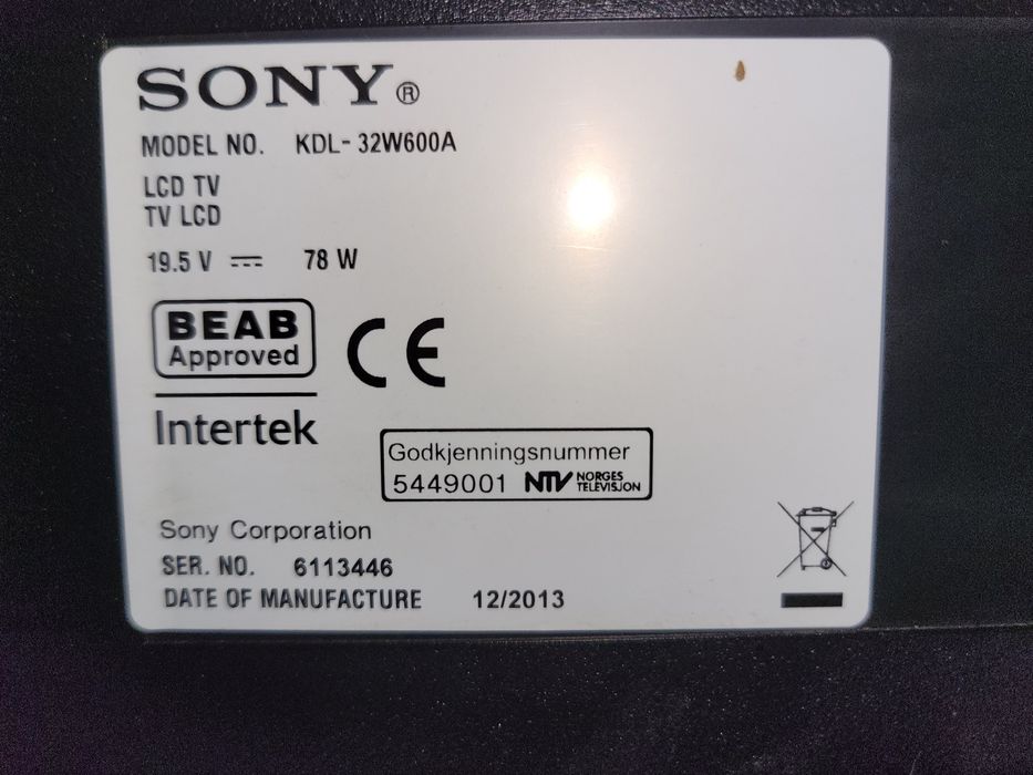Telewizor sony bravia 32