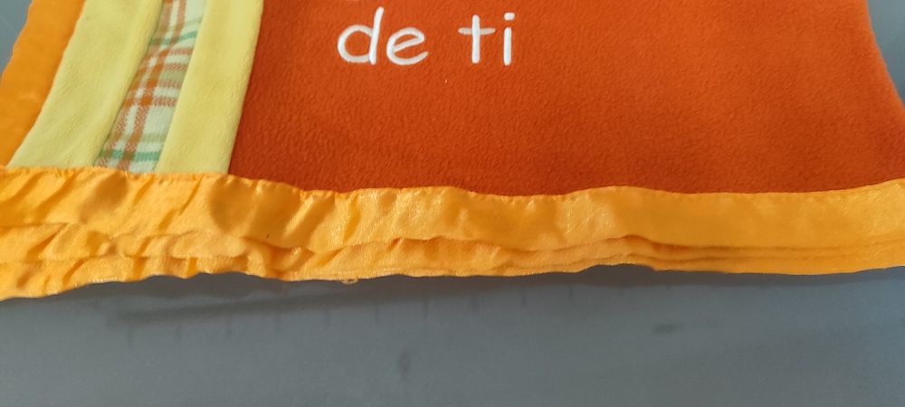 Manta "gosto de ti" + peluche