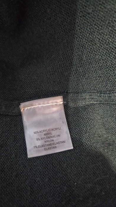 Sukienka swetrowa z golfem r. 38 / 40 zielona