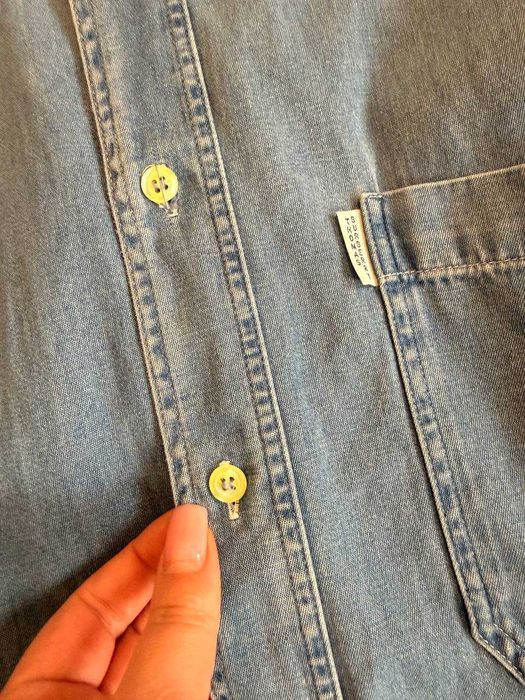 Джинсовая рубашка Burberry, оригинал, размер M