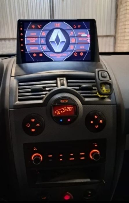 Radio 2 DIN Android 9" Megane 2 + carplay + 4 GB RAM+32 GB ROM + GPS