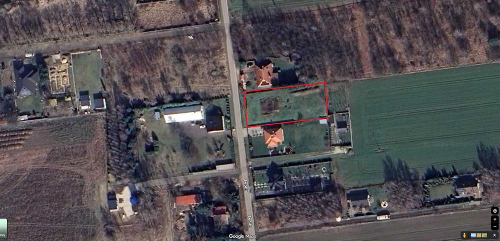 Teolin, działka budowlana, wszystie media, 1691 m², bezpośrednio - Widok 2
