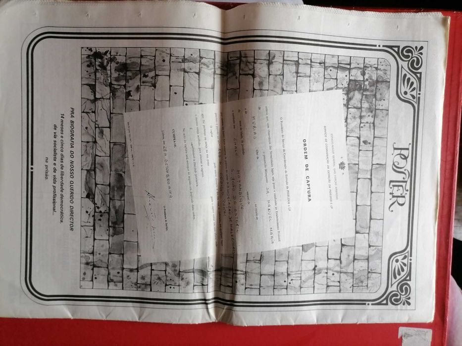 Jornal A RUA nº 1 Editado em 8 de Abril 1976 Director Manuel Maria Murias