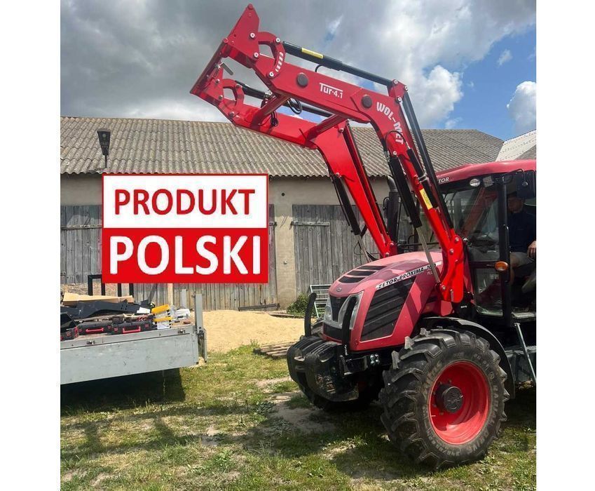 Ładowacz czołowy WOLMET TUR-4 – 1500 kg | EURO-RAMKA | JOYSTICK | Gwarancja DOSTAWA montaż u klienta