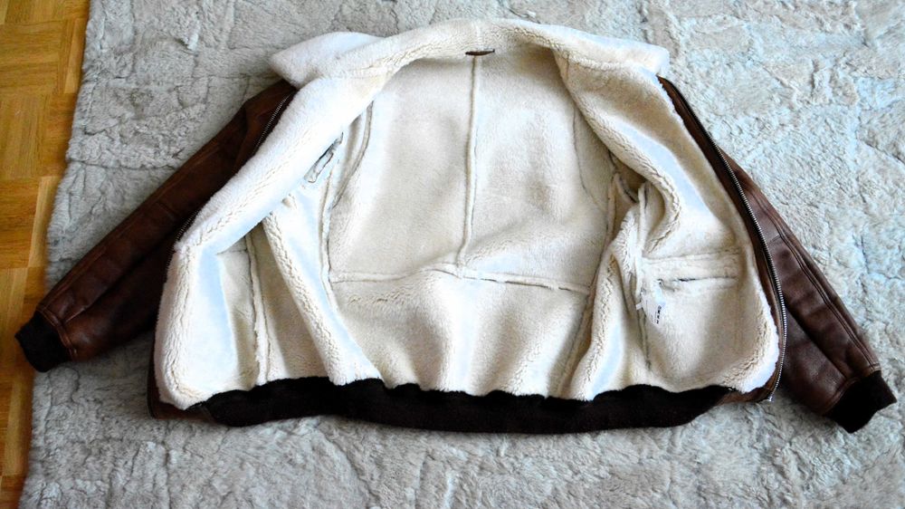 Kożuch męski / pilotka stan bdb XL -54