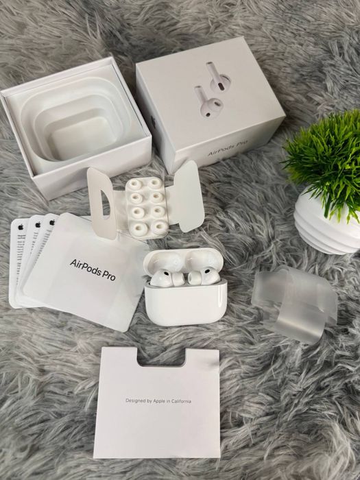 ОРИГІНАЛ мікрофон та шумоподавлення + оригінальний чіп, Apple AirPods Pro 3 генерації — люкс 1:1