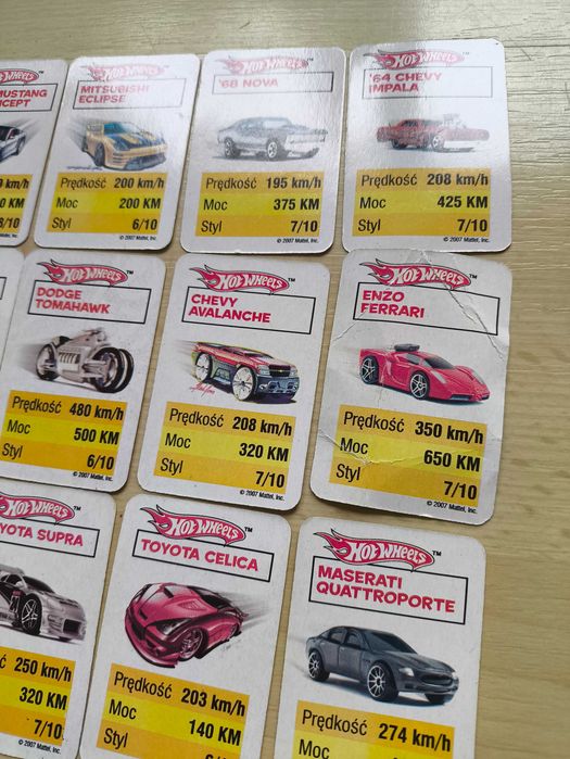 Kartki Hot Wheels