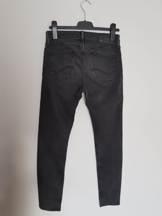 Lee męskie jeansy S W30 L32 oryginalne czarne uniwersalne basic