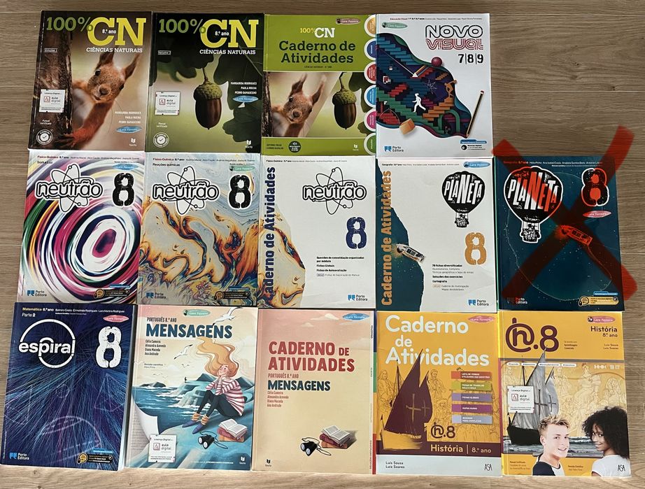 Manuais e CA 9° e 8° ano