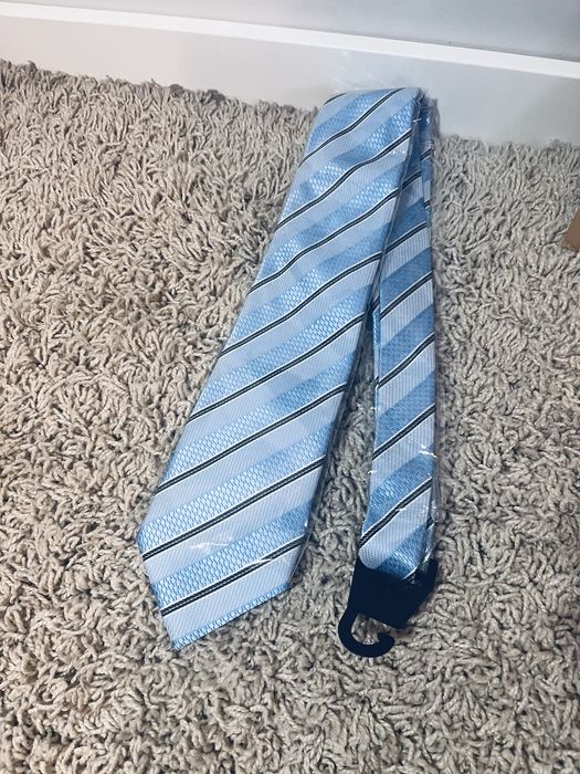 Blekitny krawat meski nowy