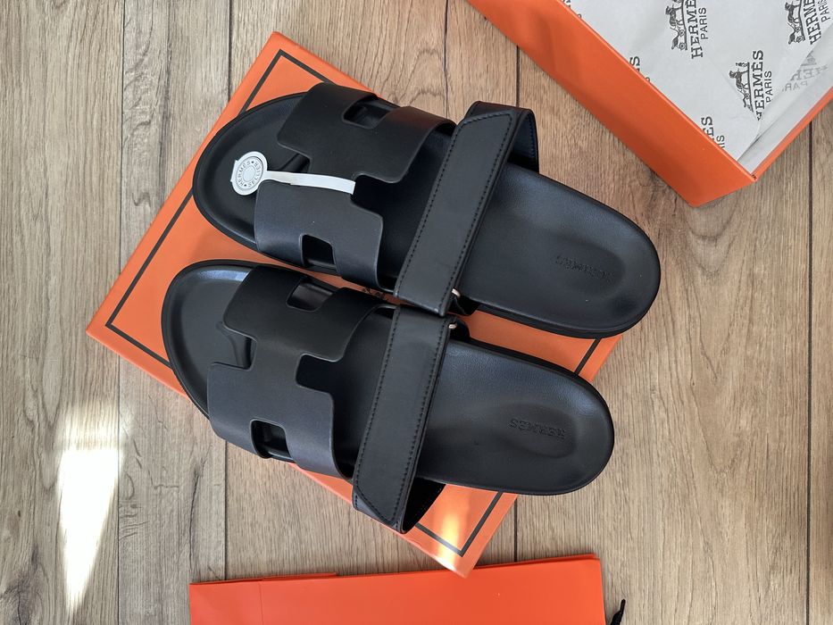 Шлепки hermes шипри
