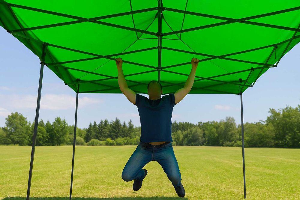 23kg 2x2 4m2 Namiot Handlowy Ogrodowy Pawilon Ekspresowy Targowy Turek