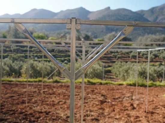 Estufa 4 x 6 m, 24 m², rede anti-trips 20x20
