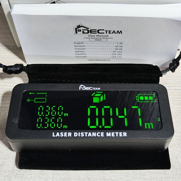 Лазерна рулетка  50м Decteam  MN-50