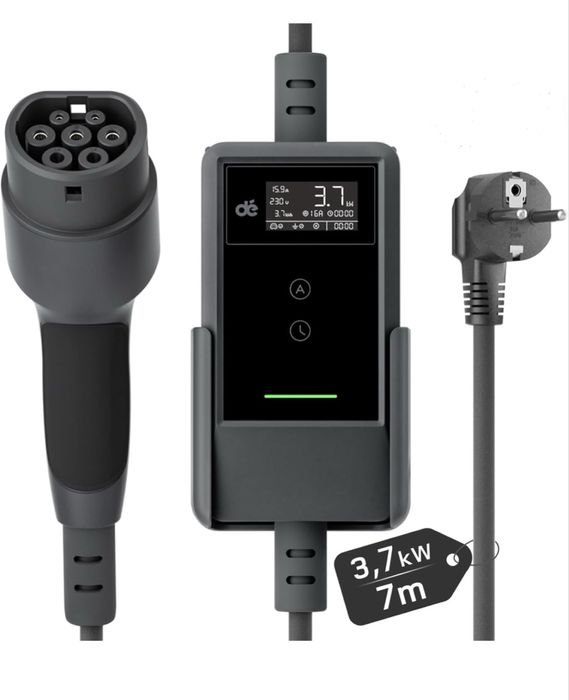 Carregador para Carro Elétrico ou Híbrido Plug-in  3,5kw 7m