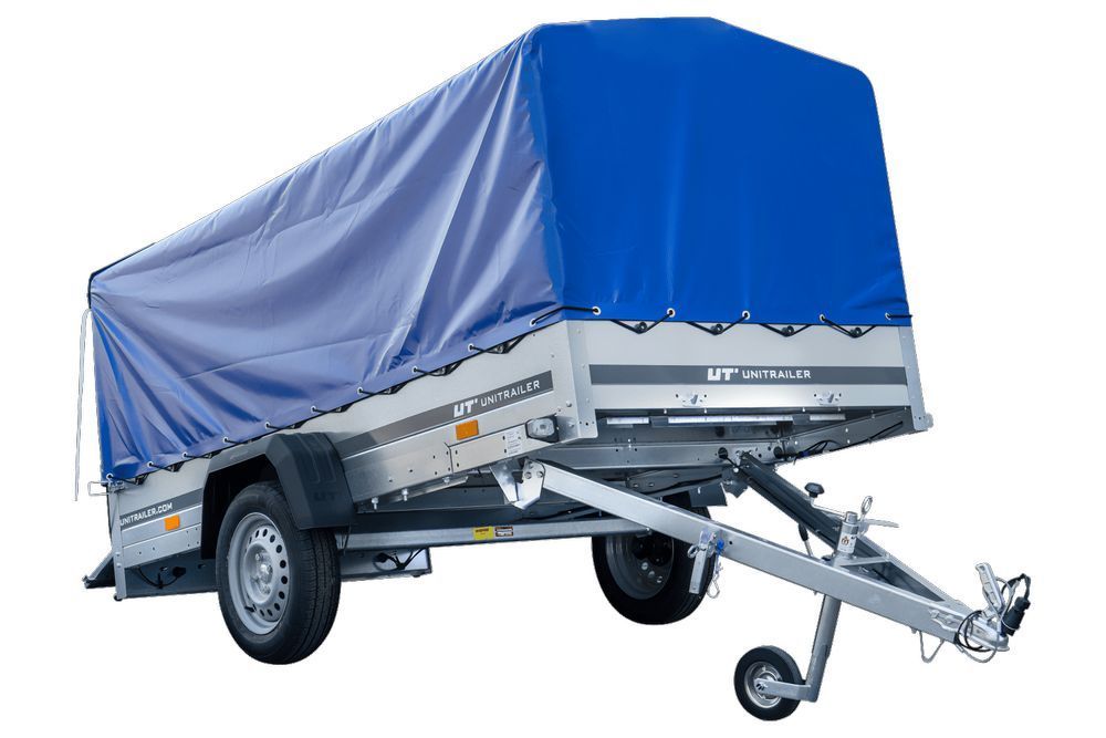 Przyczepka lekka 264x125 UNITRAILER GARDEN 264 z plandeką niebieską