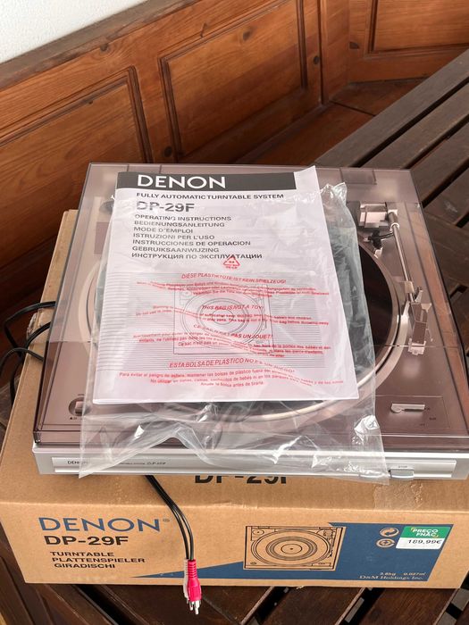 Gira-Discos DENON DP-29F - na Garantia