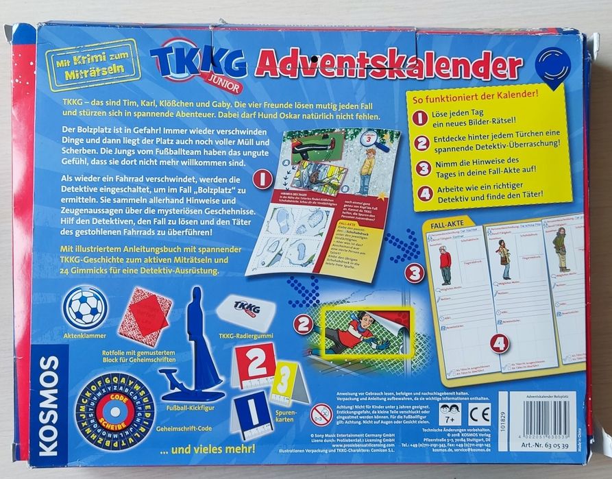 Отдам настольную игру TKKG Adventskalender