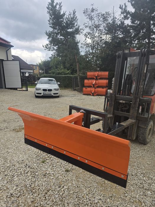 NOWOŚĆ pług do wózka widłowego do śniegu POLSKI PRODUCENT