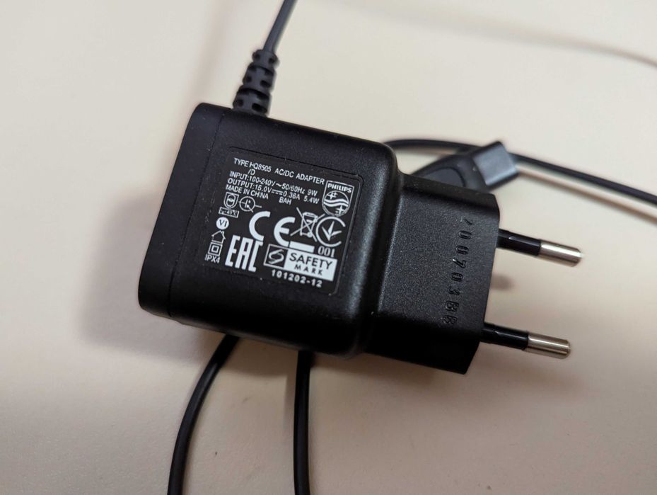 Philips адаптер 8V HQ850 до QP2630, QP2530, HQ912 HQ914 HQ915.