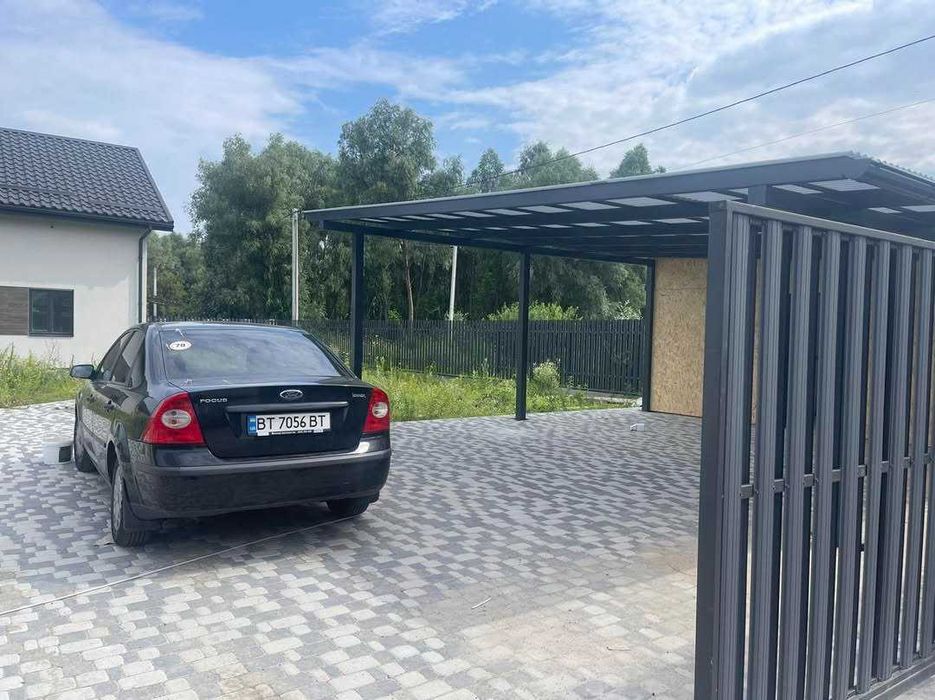 Навіси тераси альтанки госпблоки автонавіси