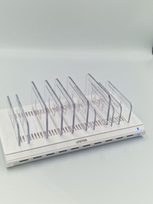 stacja ładująca unitek 10x usb organizer na telefony tablety