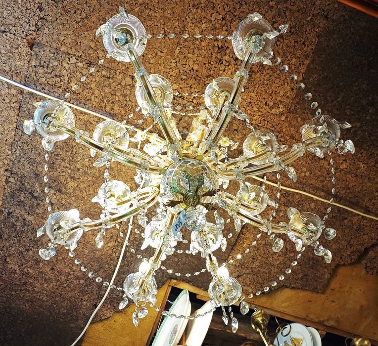 Lustre Cristal Dona Teresa 16 Lâmpadas