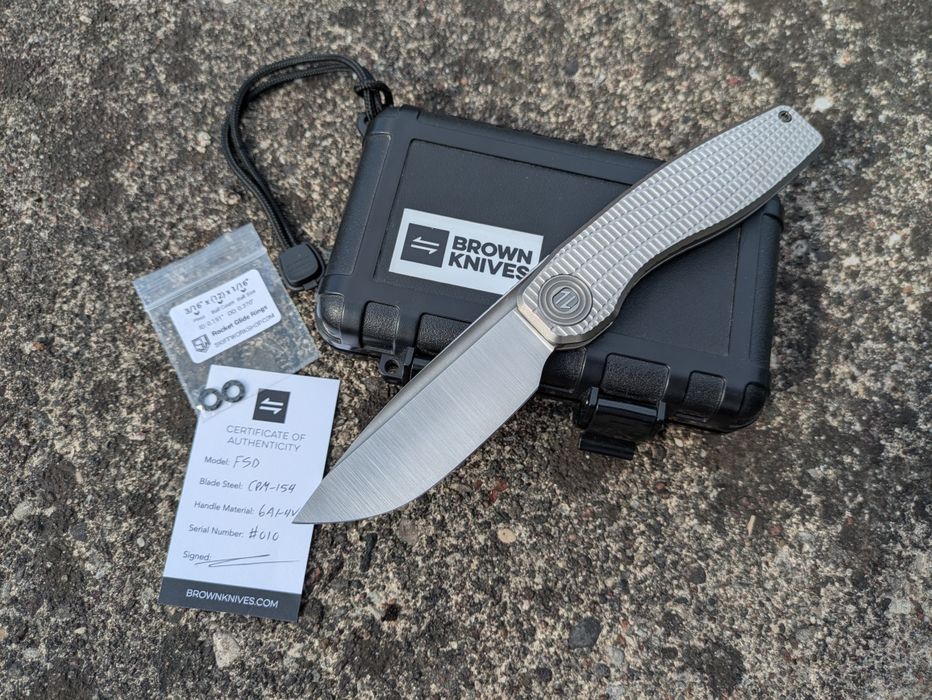 Nóż folder Brown Knives FSD