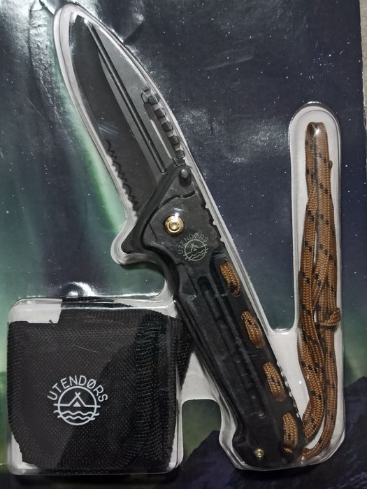 Nóż survival na prezent kemping namiot paracord