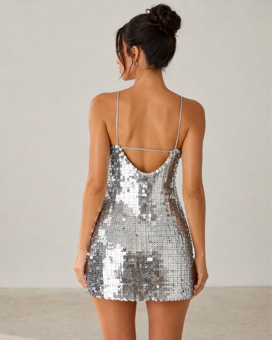 Vestido corto Stradivarius talla S