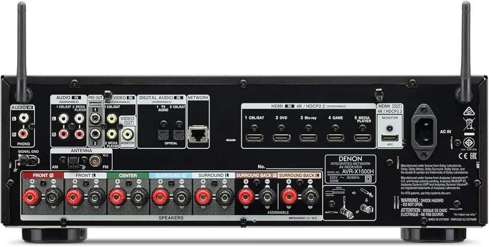 Amplituner  Denon AVR-X1500H