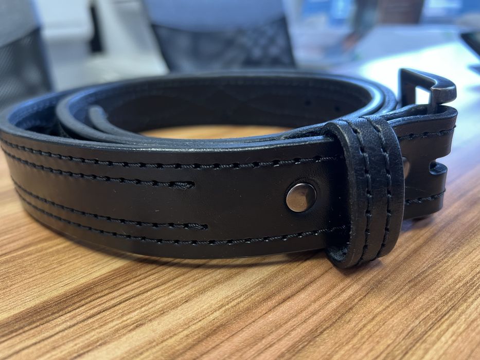 Pas skórzany Kajman Ranger - do broni - gruby - Nowy