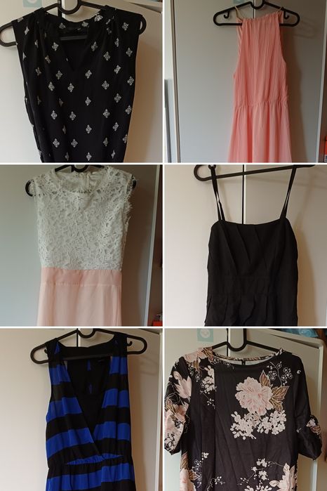 Nowe sukienki letnie, rozm. S/38, różne style, kolory