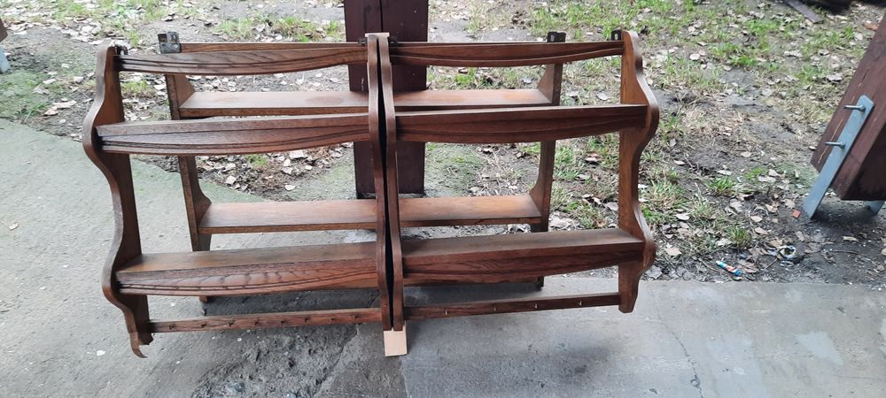 Półki wiszące 2 sztuki eiejsze , 2 sztuki mniejsze