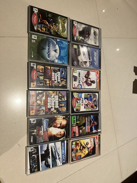 Jogos psp, ps1 e ps2