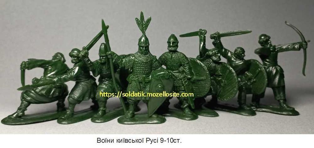 Коллекционные солдатики набор 8фигур в 8позах украинские воины