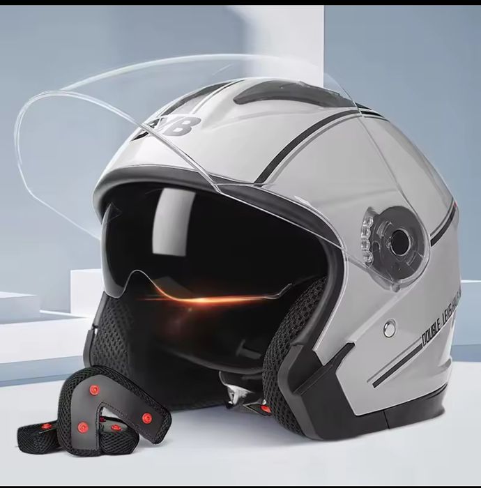 Мото Шлем полулицевой BYB