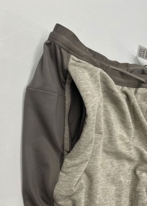 Nike Therma Fit Run Division Pants Elite Gray Joggers Medium Tall