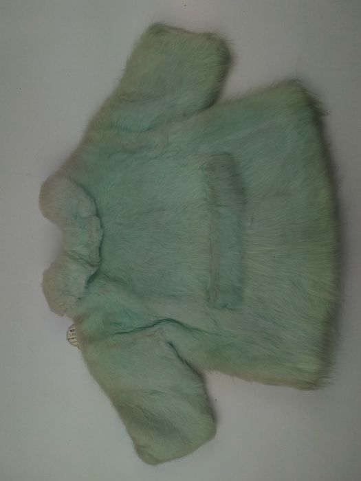 Casaco  de crianca, pêlo,  verde
