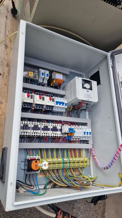 Quadro eletrico para de comando painel de controlo automacao