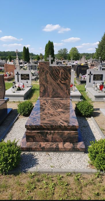 Nagrobki granitowe żywiec pojedyncze podwójne kamienne  pomnik bielsko