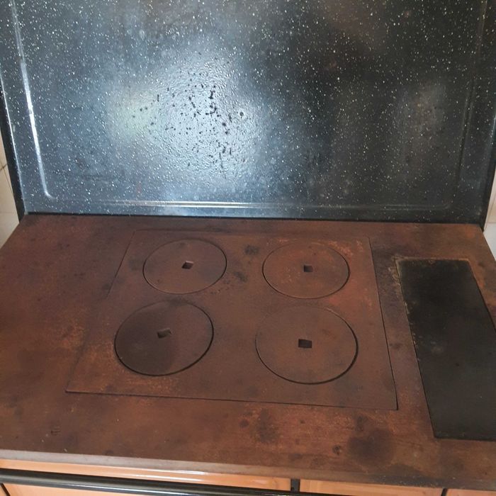 Fogao à lenha com forno